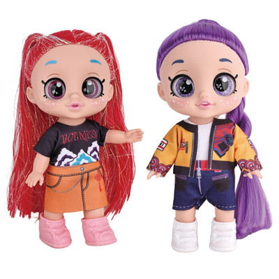 Kpop Rumi Mira Zoey 13'' Puppe 5D Augen Musik Thema Song Statue Sammlung Spielzeug Geschenk