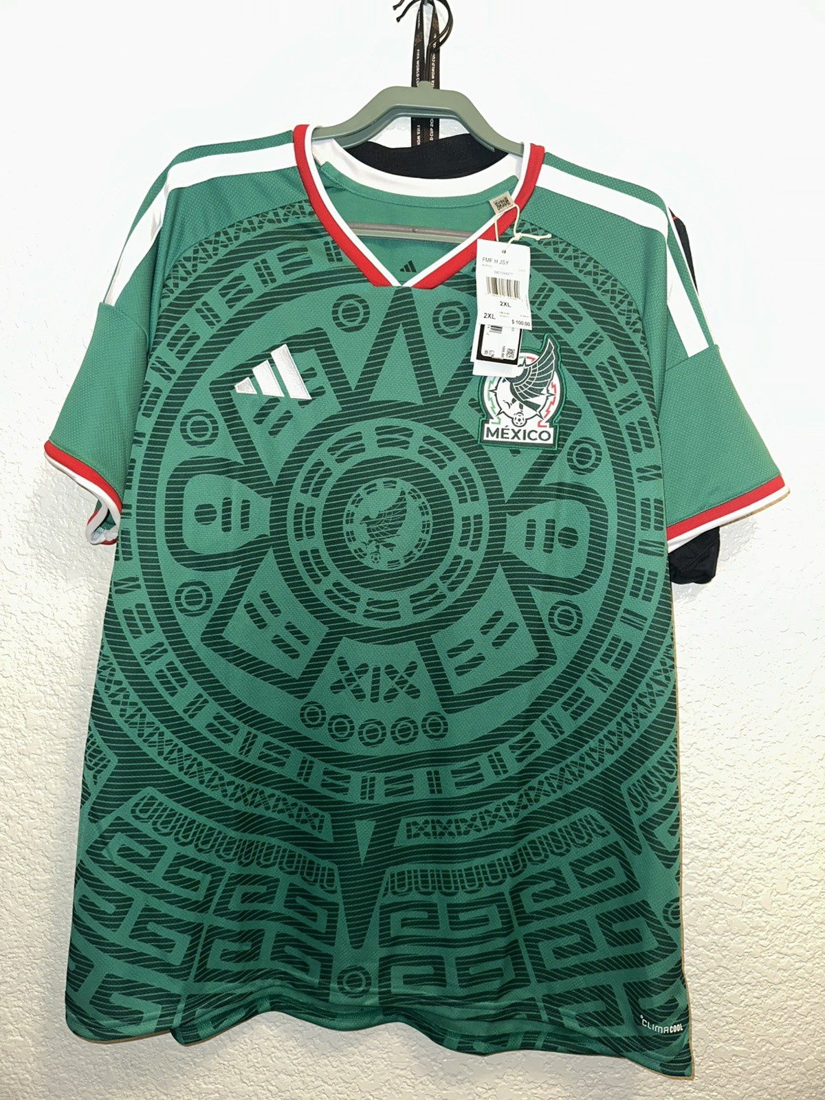Mexico Home Jersey Authentic replica Jersey Green - 2XL