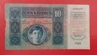 Austria 10 Kronen 1915 Pick 19 aFine