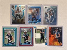 7 Card Panthers Lot (Bryce Young RCs And Numbered, Tet McMillan Parallels/Mem)