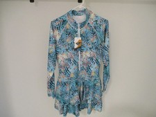 UNIQUEBELLA MODEST SWIM DRESS BLUE 2XL