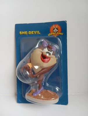 ✨ Figurine " SHE-DEVIL " Warner Bros Looney Tunes _ 2003 Neuf Atlas - Photo 1/4