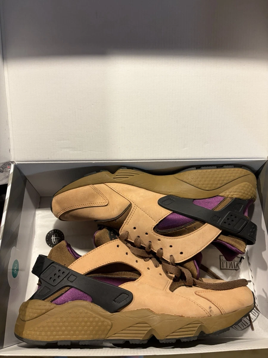 Nike Air Huarache LE \'Praline\' Brown/Purple DH8143-201 Men\'s Sz 11 # 306 Nike Air Huarache LE  main image 4