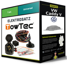 Elektrosatz 7-pol universell für VW Caddy V 09.2020-jetzt NEU