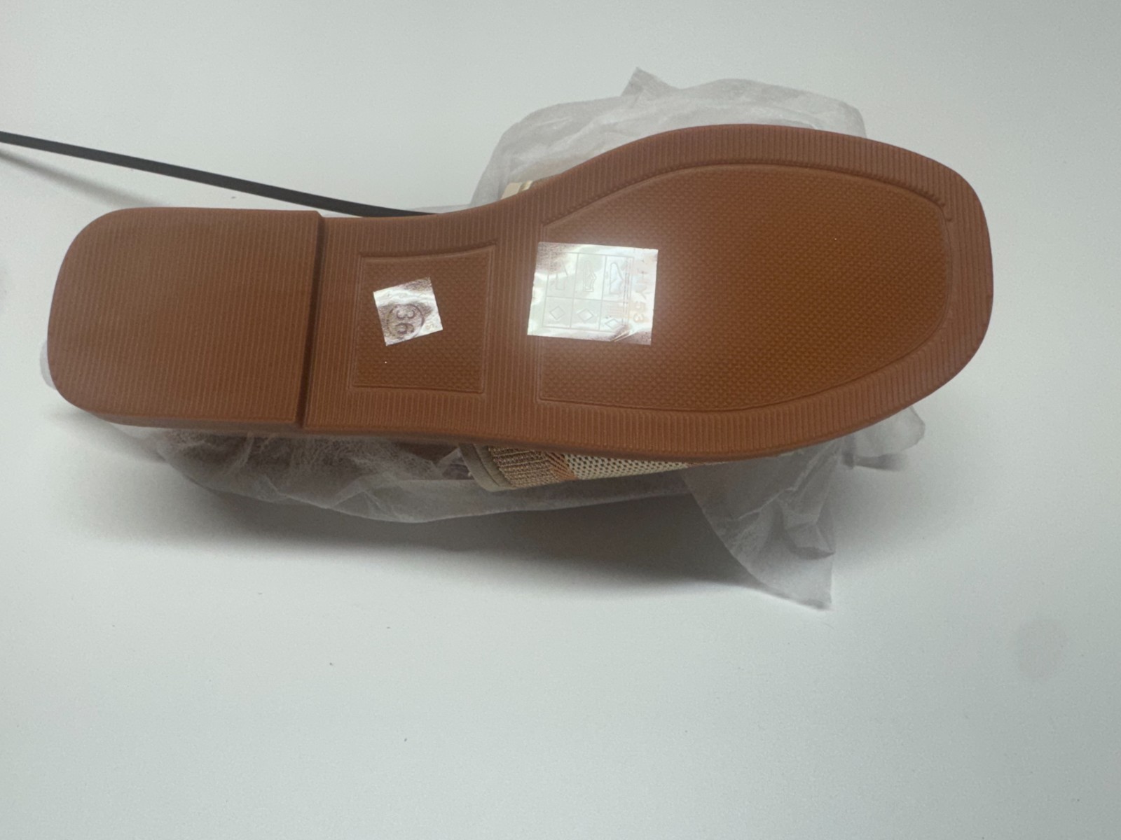 Style Shoes St Tropez Slides UK 3 EU 36 Beige Sandals image 4