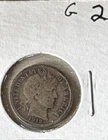 1912- D Barber Dime - Actual Coin Shown - Free Shipping Original Coin in Holder!