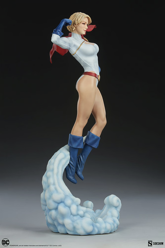 Sideshow POWER GIRL EXCLUSIVE Premium Format Figure 1/4 DC Statue NEW NIB - Picture 12 of 18