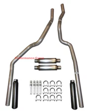 96-99 Chevrolet GMC Truck 5.7L Mandrel Dual Exhaust Dual 4" MaxFlow