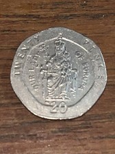 2001 Gibraltar - Lady of Europa - 20p coin Twenty Pence
