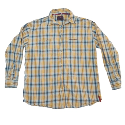 US Polo Assn Herren Large Hemd kariert Knopfleiste Kurzarm 100% Baumwolle