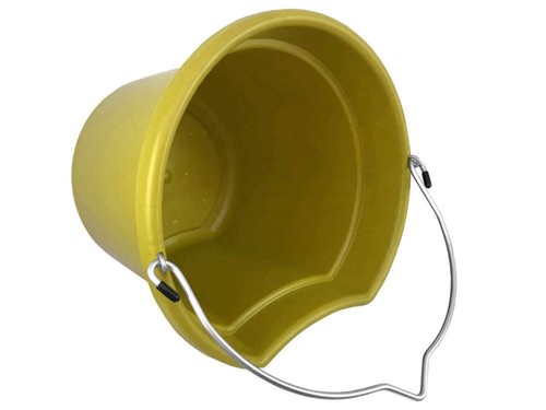 Durable K&D Equestrian 8 QT. QUART FLAT BACK BUCKET Horse stall 12 COLORS! - Picture 4 of 15