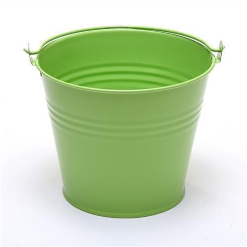 FIVE 8.5cm METAL BUCKETS pots pails tins - favours herb planter sweet tree - Picture 21 of 32