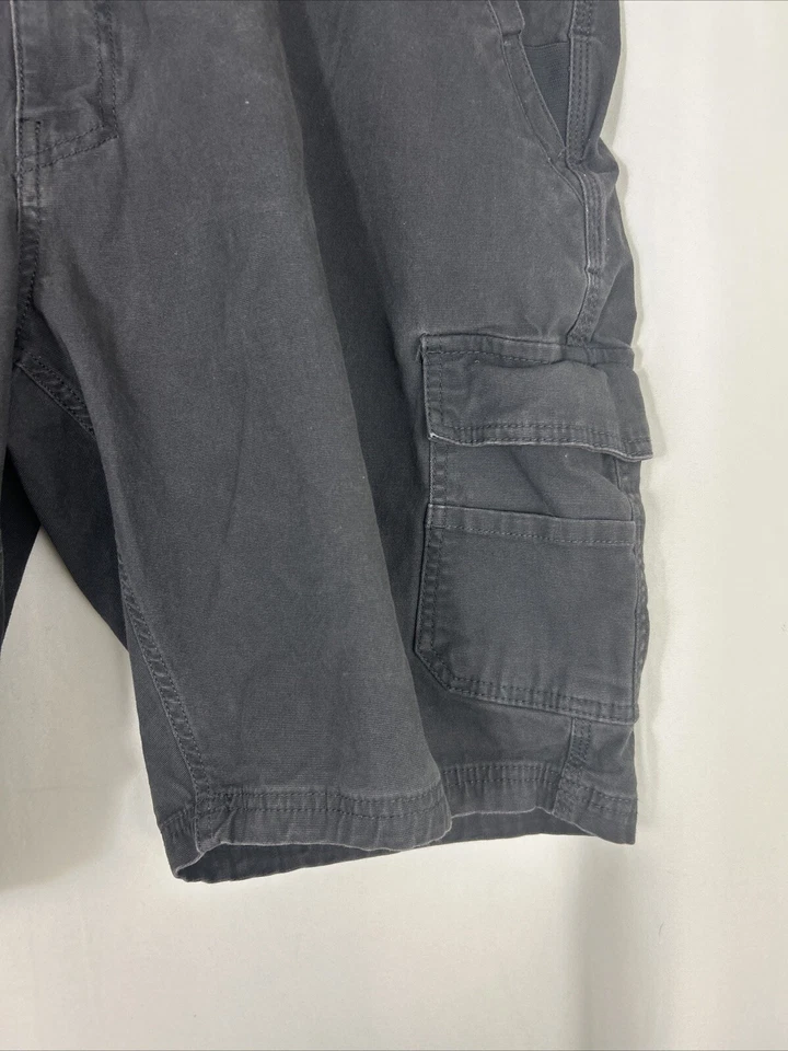 Wolverine Mens Gray Cargo Shorts 44x10 Workwear Elastic Waist - Image 3 of 4