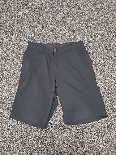 Under Armour UA Mens Size 30 Black Match Play Golf Shorts 10" Inseam Performance
