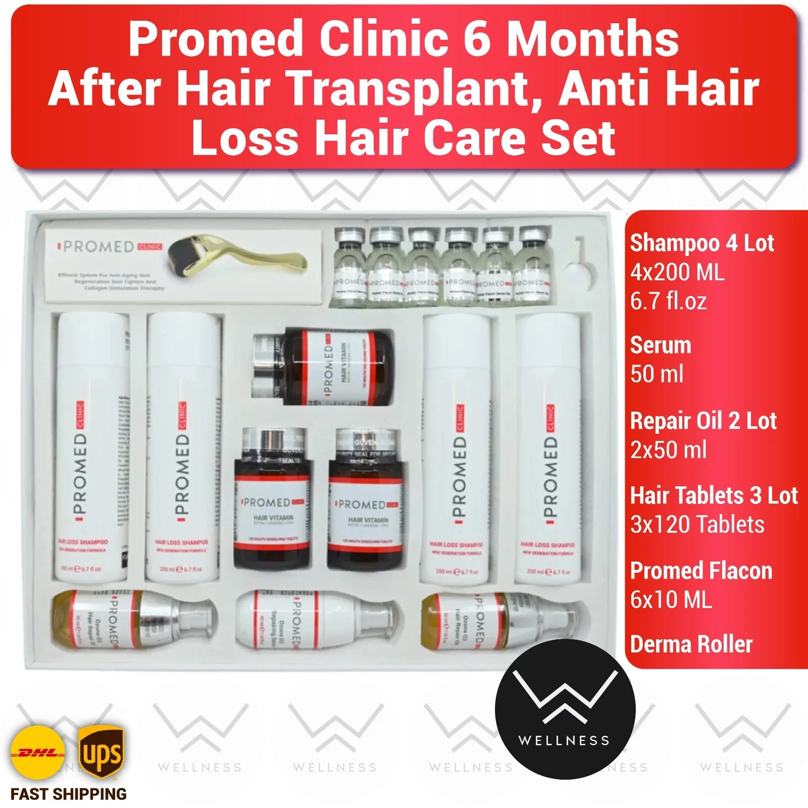 Promed Clinic Anti Hair Loss Hair Care 6 Months Set