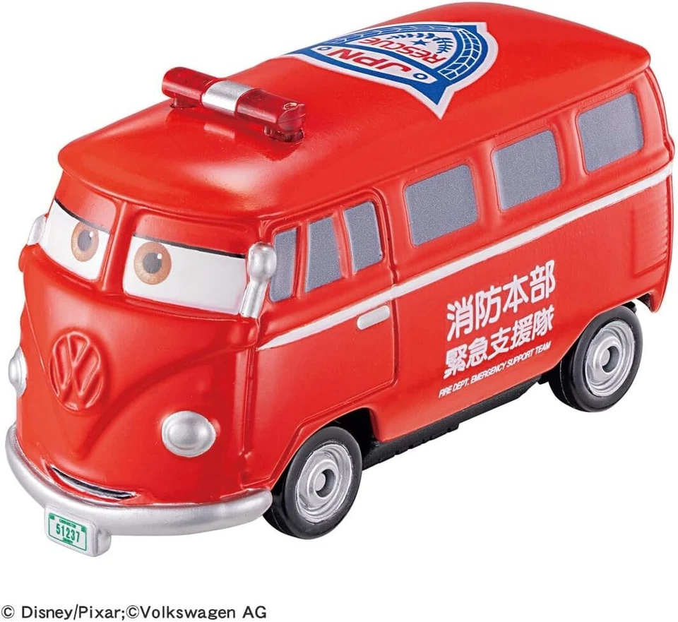 Tomica 迪士尼皮克斯汽车 Fillmore 日本消防司令部 Van 金属压铸汽车 C-19 — 第 4/4 张图片