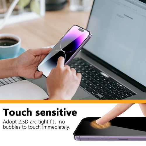 For iPhone 14 Pro Max 13 12 11 XR XS Max Tempered GLASS Screen Protector Cover - Picture 31 of 47