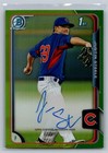 <!--F#f_0-->2015 Bowman Chrome Justin Steele Prospect Autographs Green Refractors #/99 cubs<!--F/-->