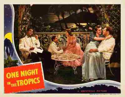 Eine Nacht in den Tropen 05 Film A4 Poster Druck 10x8