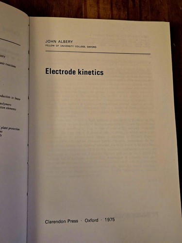 Electrode Kinetocs by John Albery-Oxford Series - Picture 3 of 6