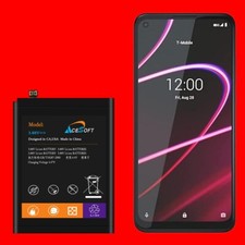 Large Capacity 4600mA Extended Slim Battery for T-Mobile Revvl 6 5G SmartPhone