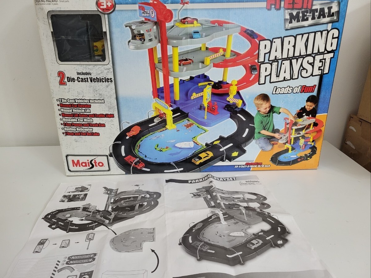 Maisto fresh metal parking playset | eBay