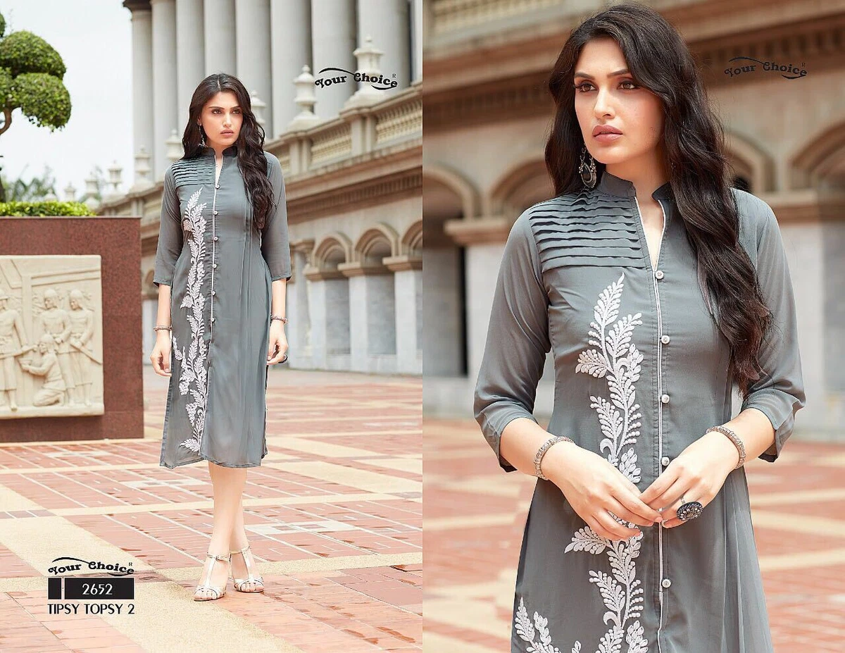 Kurta for Sale - eBay | Simple pakistani dresses, Designer kurti patterns,  Indian women