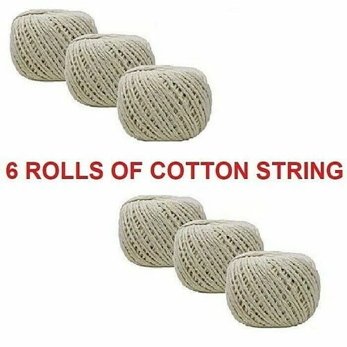 Ball of String Household Home Office Cotton Strings Twine Rope Ties Tieing Roll - Picture 6 of 13