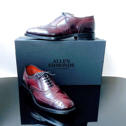 Allen Edmonds Cambridge Shell Cordovan Wingtip Handcrafted in USA - Picture 2 of 12
