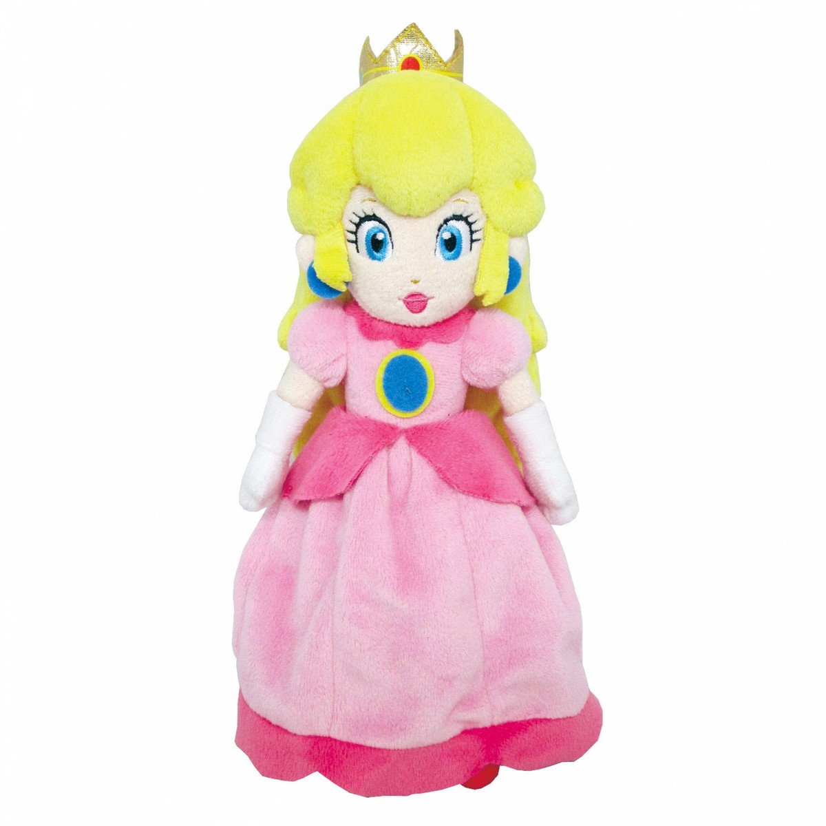 Super Mario Brothers Princess Peach 10 Inch Plush Doll Pink | eBay