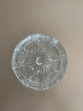 glass Ashtray for Cigarette Smoking Glass Candy Bowl Smoke Collectible Table Dec