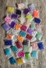 Frosted glass beads for jewelry making lot 20 packages 6mm to 10mm lot varies