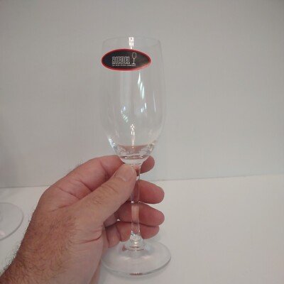 Riedel 4 Pc Spirits Glass New In Box Germany 0488/17 Flute Shaped