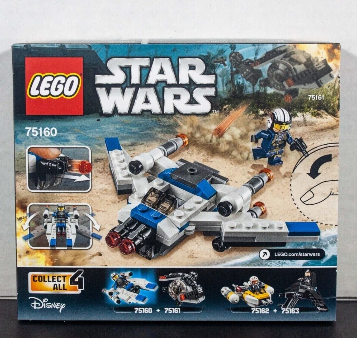 Lego Star Wars U Wing Microfighter 75160 Building Kit 109 Pcs