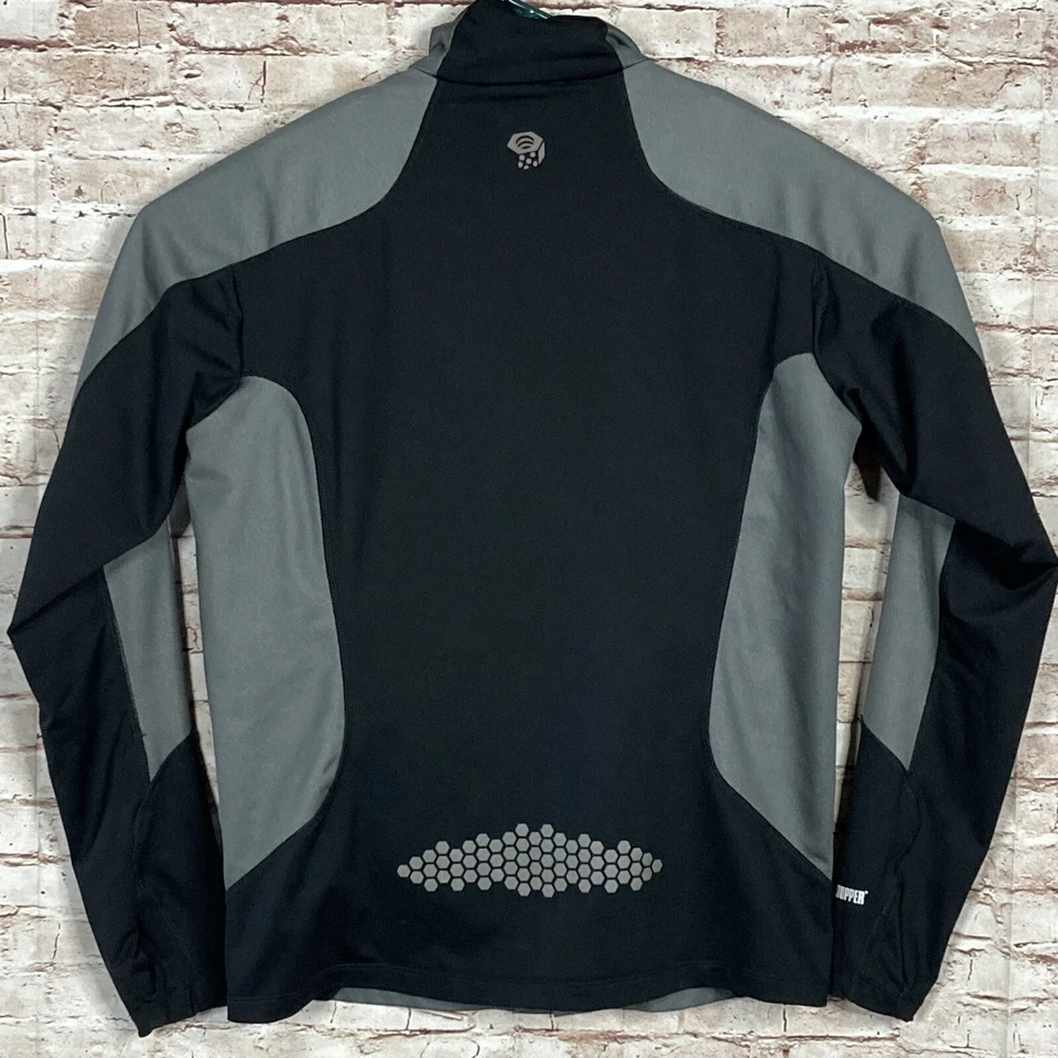 Chaqueta de ciclismo Mountain Hardware tapón de viento jersey reflectante cremallera completa para hombre L Foto 2 de 4