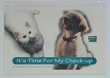 Postcard It's Time For My Check-Up Merial Posted 2003 Typing Stamped