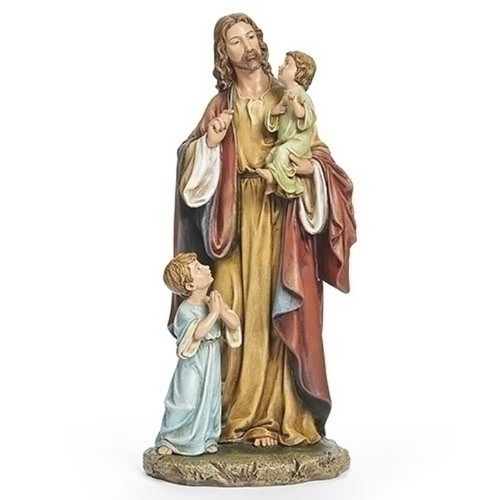Roman Joseph Studio Jesus with Children Figurine Renaissance Collection 10 Inch - Picture 2 of 2