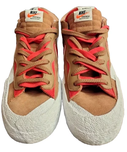 Size 10 - Nike Blazer Low x Sacai British Tan 2021