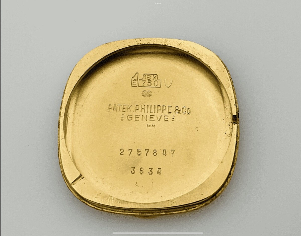 Patek Philippe 3634 Jumbo Golden Ellipse ONYX Dial 1973 Patek Philippe 3634 Jumbo Golden Ellipse ONYX Dial 1973