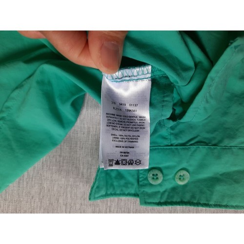 Columbia PFG Men XL Performance Utility Camp Button Shirt Vent Green Jacket - Picture 6 of 8