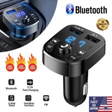 Car Bluetooth Adapter Wireless FM Radio Transmitter Bluetooth 5.0 Radio Adapter