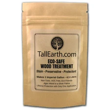 Tall Earth ECO-SAFE Wood Treatment Non-Toxic Wood Stain & Preservative 1/3/5 gal