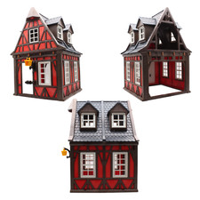 Playmobil maison à colombages rouge maison médiévale 7785