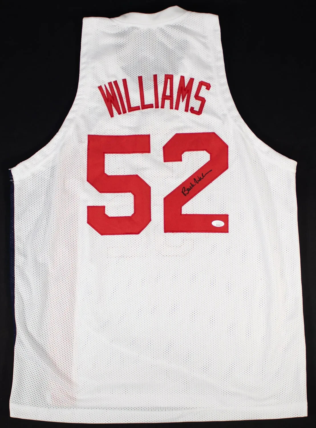 Buck Williams Autographed Signed New Jersey Nets Jersey (JSA COA) 3xNBA All Star 82, 83, 86 