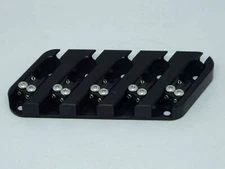 Bass bridge 5 strings for fanned scale multiscale by Nova Guitar Parts