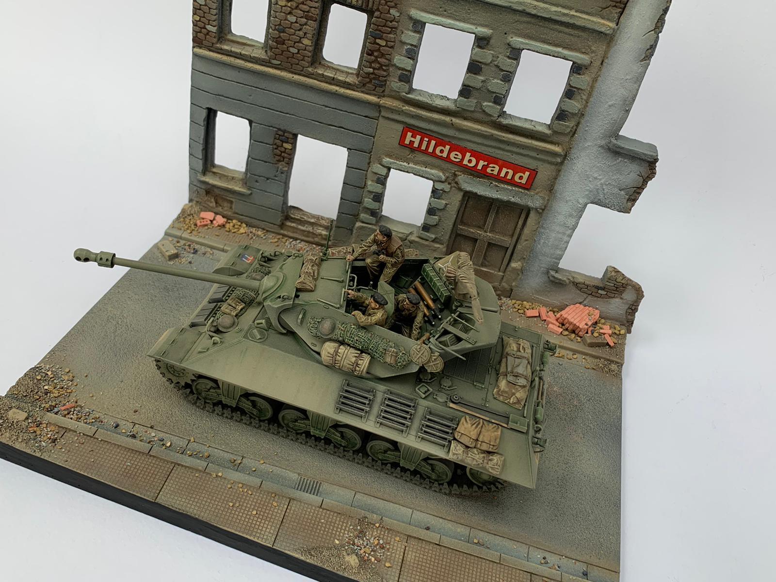 1/35 scale Diorama Base and buildings model kit 1 eBay