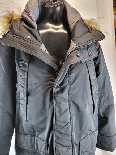 American Airlines Herren Parka von TWINHILL THCM/748897 dunkelanthrazit Gr. L Neu mit Etikett - Bild 5 von 22