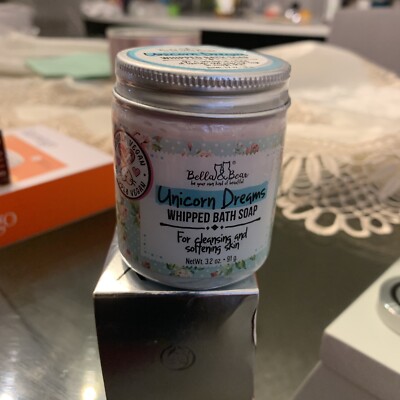 Bella & Bear Unicorn Dreams ~ Whipped Bath Soap For Cleansing & Softening Skin