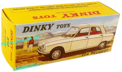 Dinky Toys Peugeot 204 Rouge - Référence 510, Année 1965 - Occasion En Très Bon état