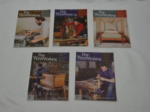 Lote de 5 números de revista de carpintería fina de Taunton's 1989 - Imagen 1 de 16